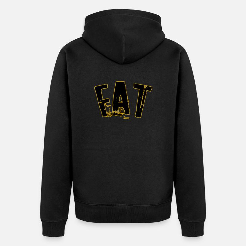 Graisse - Veste à capuche bio Premium Unisexe - noir