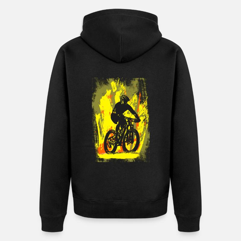 Descente VTT - Veste à capuche bio Premium Unisexe - noir