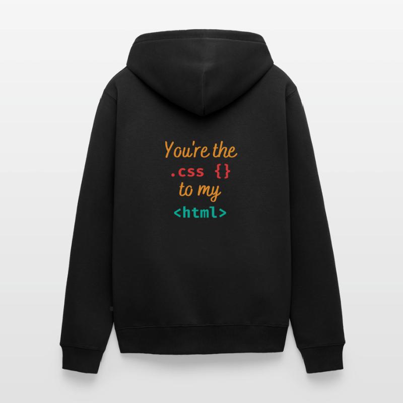 Vous êtes le css à mon html Veste à capuche bio Premium Unisexe