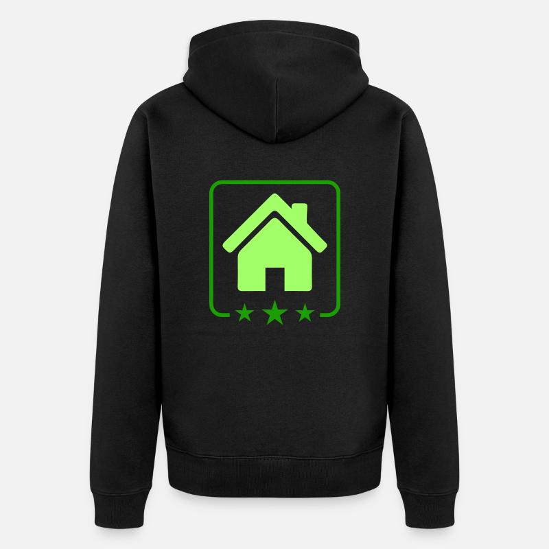 Icône de la maison Icône - Veste à capuche bio Premium Unisexe - noir