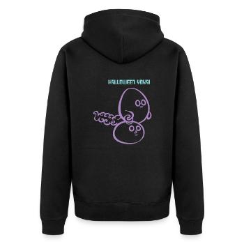 HalloweenYokai 2 - Veste à capuche bio Premium Unisexe - noir - Dos - Nico (187cm)