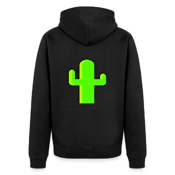 Cactus Épines Cactus du désert Cactus frais - Veste à capuche bio Premium Unisexe - noir - Dos - Nico (187cm)
