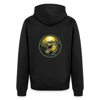Crocodile - Veste à capuche bio Premium Unisexe - noir - Dos - Nico (187cm)