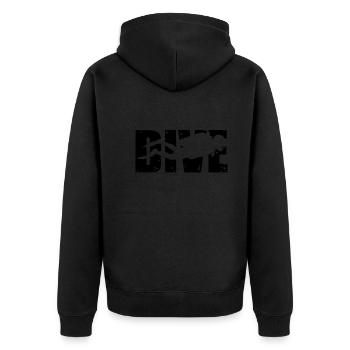 Plongée Sport Mer Idée Cadeau Anniversaire Poisson - Veste à capuche bio Premium Unisexe - noir - Dos - Nico (187cm)