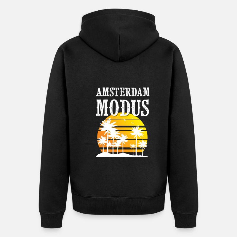Amsterdam Mode - Veste à capuche bio Premium Unisexe - noir