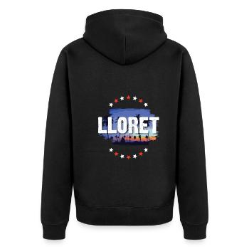 Lloret De Mar - Veste à capuche bio Premium Unisexe - noir - Dos - Nico (187cm)