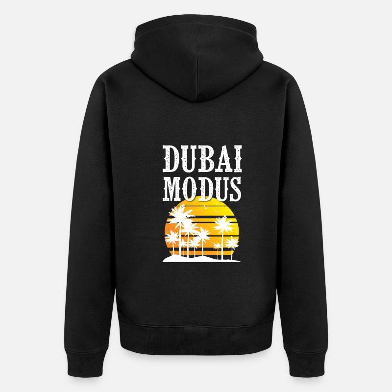 Mode Dubaï - Veste à capuche bio Premium Unisexe - noir