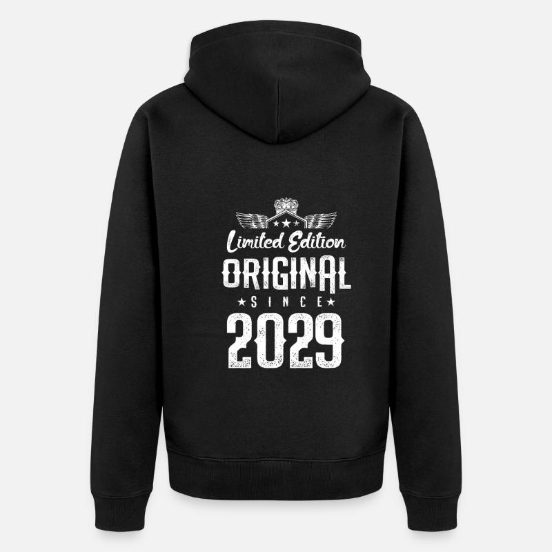 Édition limitée 2029 - Veste à capuche bio Premium Unisexe - noir