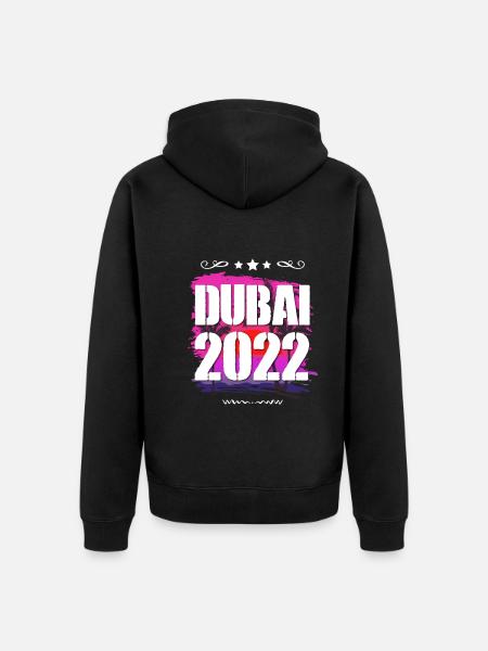 Dubai 2022 - Unisex Premium Bio Zip Hoodie - Schwarz