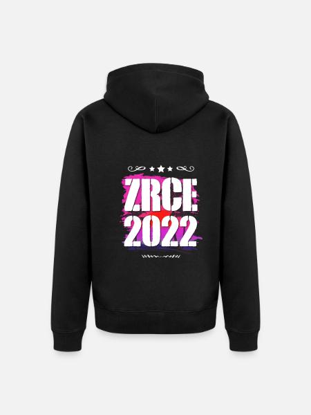 Zrce 2022 - Unisex Premium Bio Zip Hoodie - Schwarz