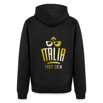 Équipage de l’Italia Party - Veste à capuche bio Premium Unisexe - noir - Dos - Nico (187cm)