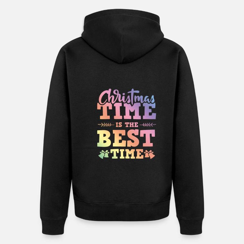 Noël - Veste à capuche bio Premium Unisexe - noir