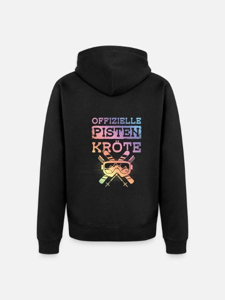 Official slopes Toad - Unisex Premium Organic Zip Hoodie - black