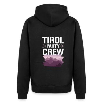 Tirol Party Crew - Veste à capuche bio Premium Unisexe - noir - Dos - Nico (187cm)