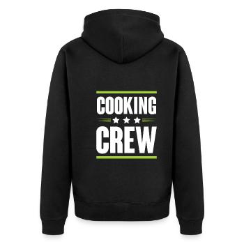Équipe de cuisson - Veste à capuche bio Premium Unisexe - noir - Dos - Nico (187cm)