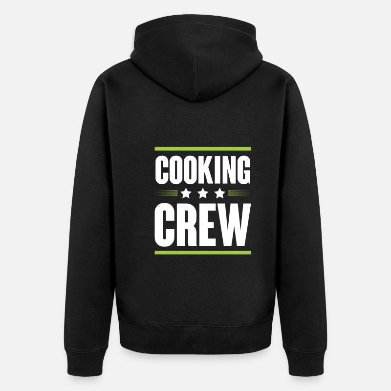 Équipe de cuisson - Veste à capuche bio Premium Unisexe - noir