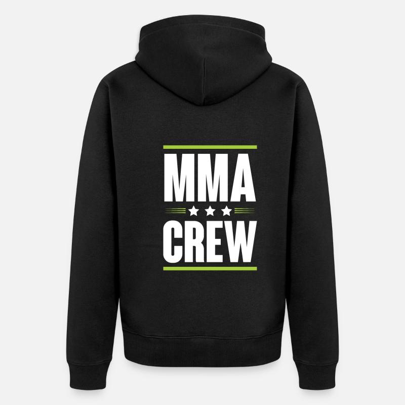 Équipage Mma - Veste à capuche bio Premium Unisexe - noir