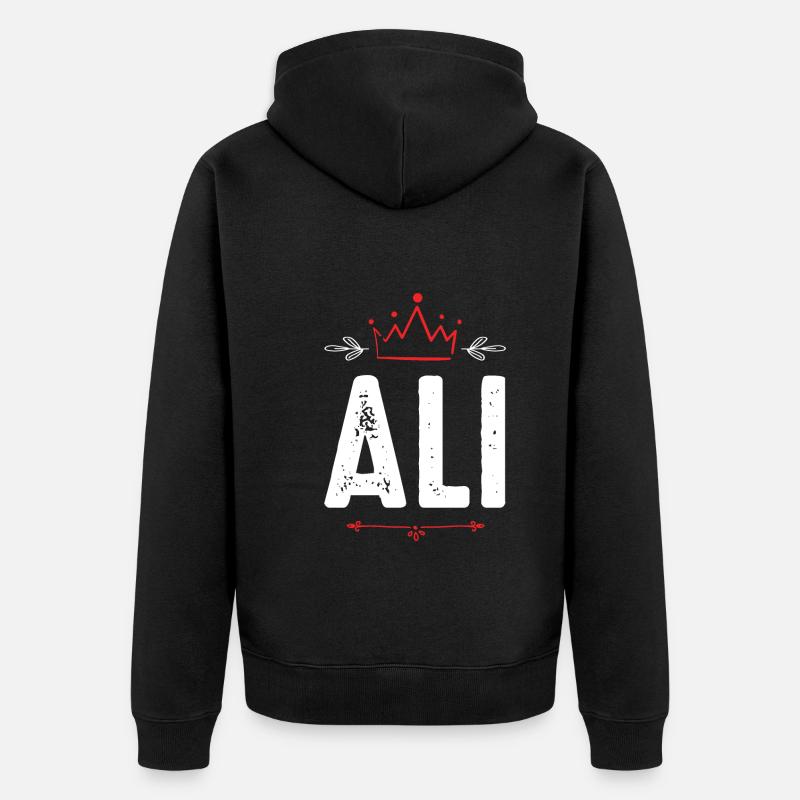 Ali - Veste à capuche bio Premium Unisexe - noir