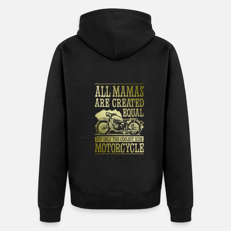 Maman Moto - Veste à capuche bio Premium Unisexe - noir