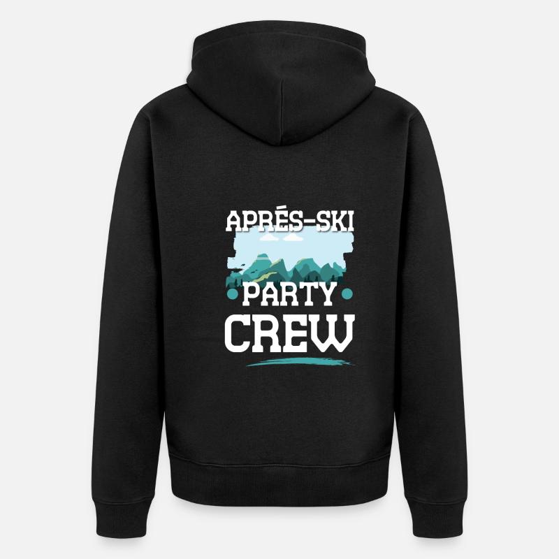 Apres SKi Party Crew - Veste à capuche bio Premium Unisexe - noir