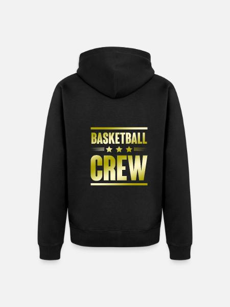 Équipe de basket-ball - Veste à capuche bio Premium Unisexe - noir