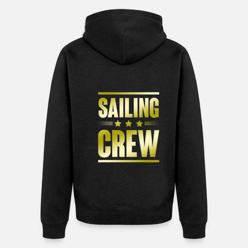 Équipage - Veste à capuche bio Premium Unisexe - noir