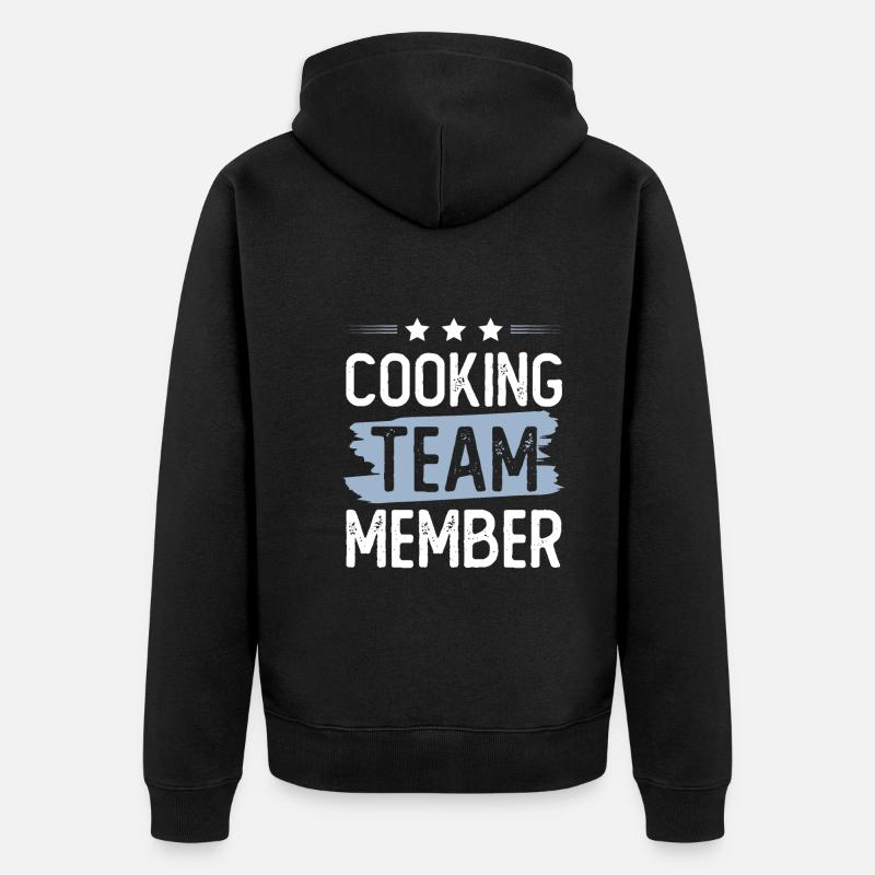 Équipe de cuisine - Veste à capuche bio Premium Unisexe - noir