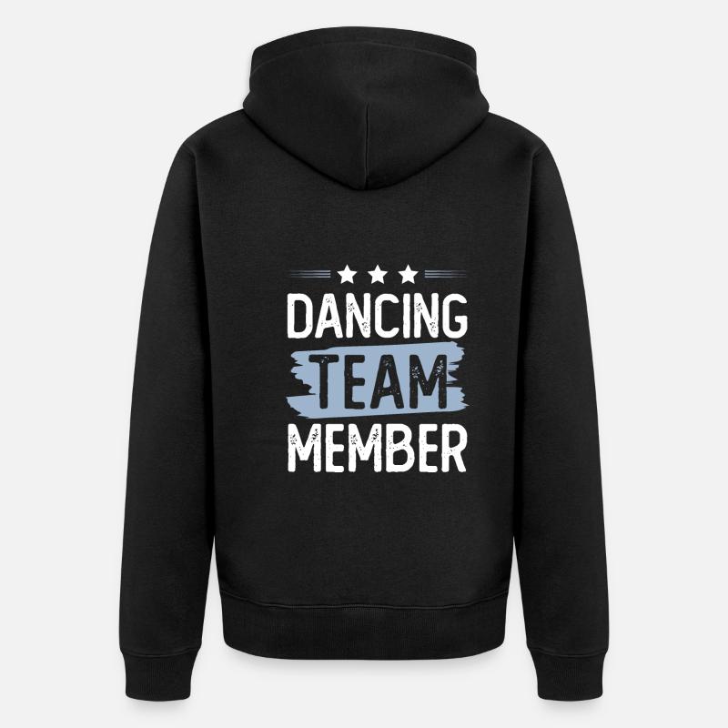 Équipe de danse - Veste à capuche bio Premium Unisexe - noir