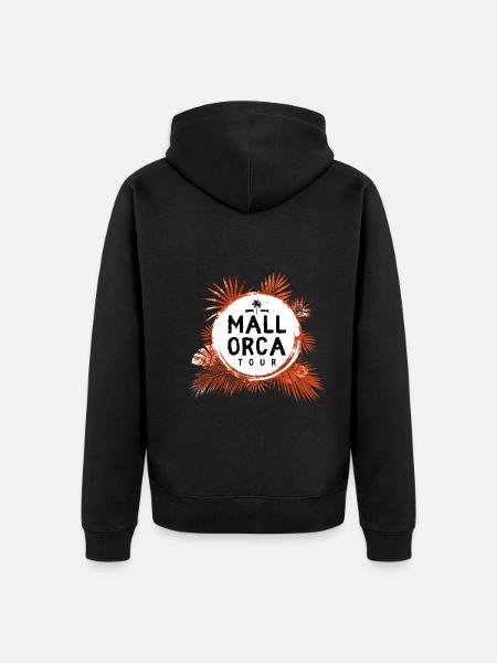 Mallorca Tour Bunt - Unisex Premium Bio Zip Hoodie - Schwarz