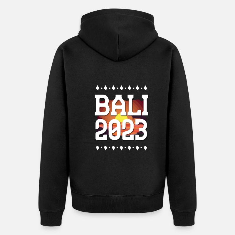 Bali 2023 - Veste à capuche bio Premium Unisexe - noir