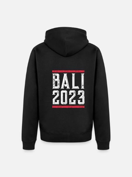 Bali 2023 - Veste à capuche bio Premium Unisexe - noir