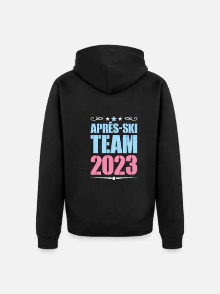 Après-Ski 2023 - Unisex Premium Organic Zip Hoodie - black