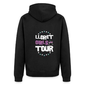 Lloret De Mar Girls Tour - Veste à capuche bio Premium Unisexe - noir - Dos - Nico (187cm)