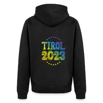 Tyrol 2023 - Veste à capuche bio Premium Unisexe - noir - Dos - Nico (187cm)
