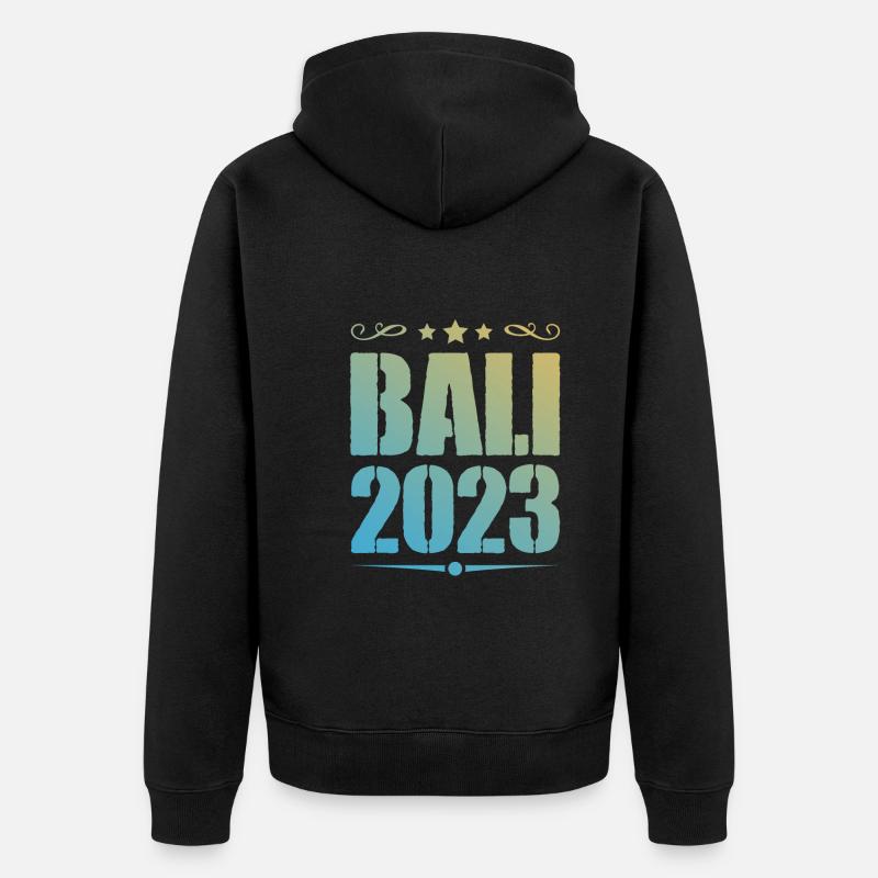 Bali 2023 - Veste à capuche bio Premium Unisexe - noir