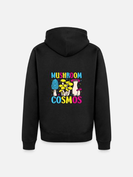 Svamp, Födosök, Jägare, Svamp, Kosmos - Ekologisk premiumluvjack unisex - svart
