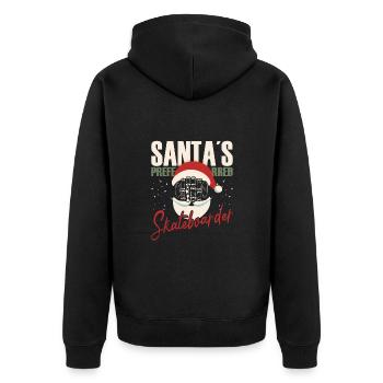 Skateboard Art Pour Garçons Filles Hommes Skateboard Cadeaux - Veste à capuche bio Premium Unisexe - noir - Dos - Nico (187cm)