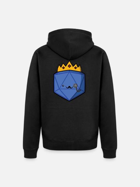 Dice King - Unisex Premium Bio Zip Hoodie - Schwarz