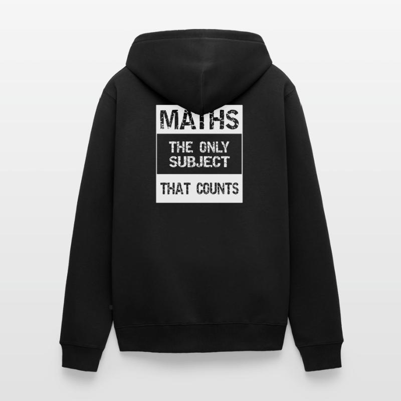 J'adore les maths - J'adore les maths - professeur de maths Veste à capuche bio Premium Unisexe