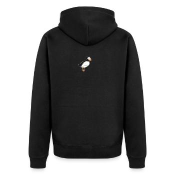 perroquet plongeur - Veste à capuche bio Premium Unisexe - noir - Dos - Nico (187cm)