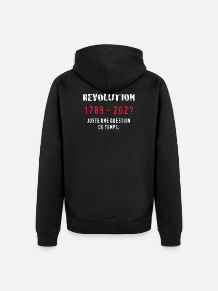 REVOLUTION - Veste à capuche bio Premium Unisexe - noir