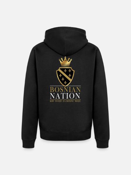 Diseño de ropa de la nación bosnia - Ekologisk premiumluvjack unisex - svart