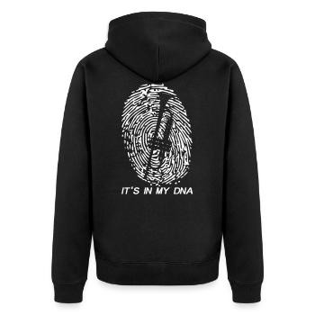 Trompette - It's In My DNA Shirt Gift Music - Veste à capuche bio Premium Unisexe - noir - Dos - Nico (187cm)