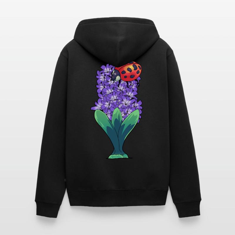 Spring Feeling Easter Ladybug Spring Nature Unisex Premium Organic Zip Hoodie
