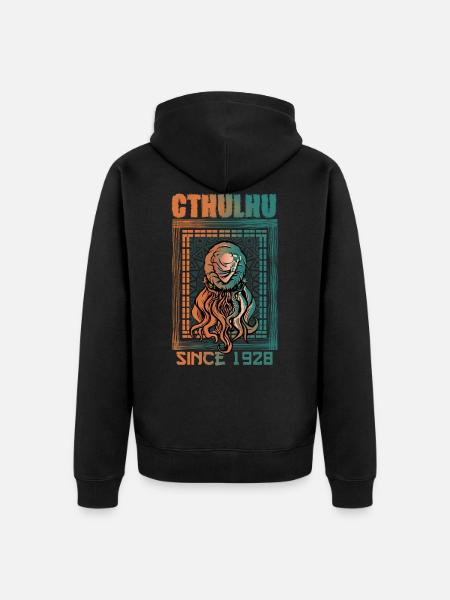 Cthulhu - Unisex Premium Bio Zip Hoodie - Schwarz