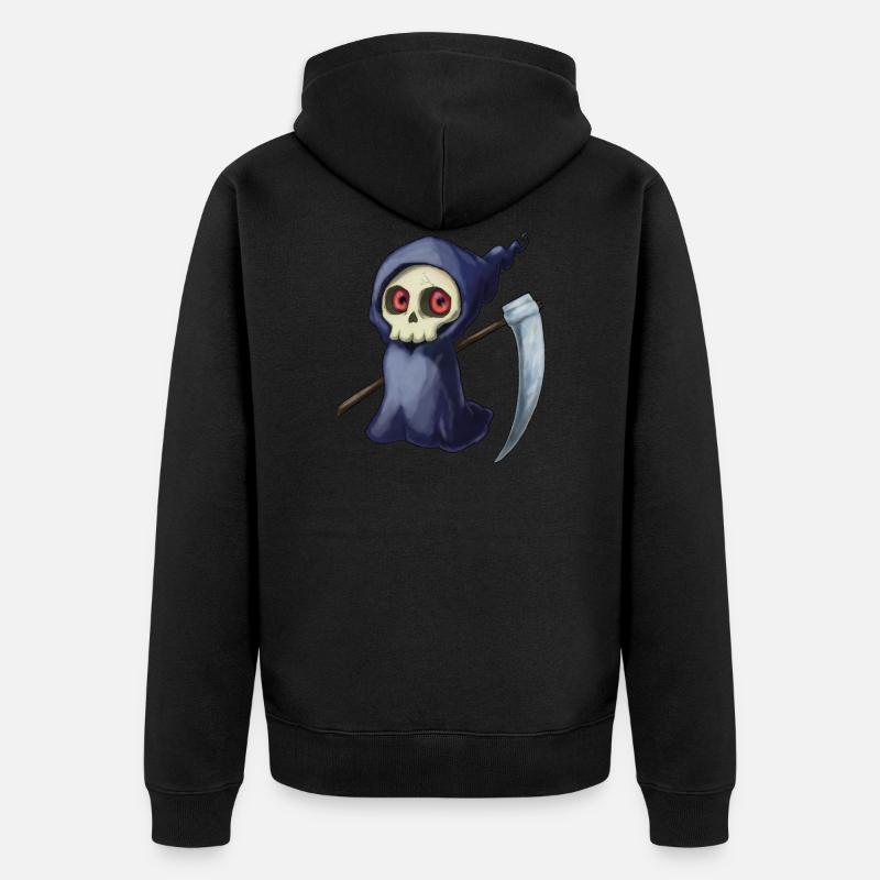 Petite mort - Veste à capuche bio Premium Unisexe - noir