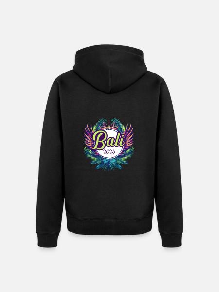 Bali 2025 Team - Unisex Premium Organic Zip Hoodie - black
