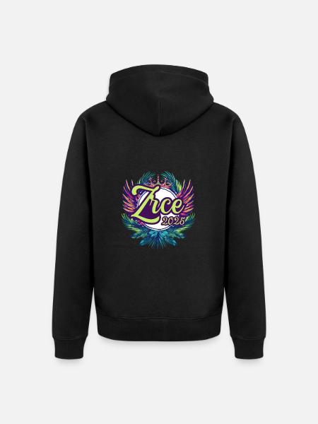 Zrce 2025 Team - Unisex Premium Organic Zip Hoodie - black