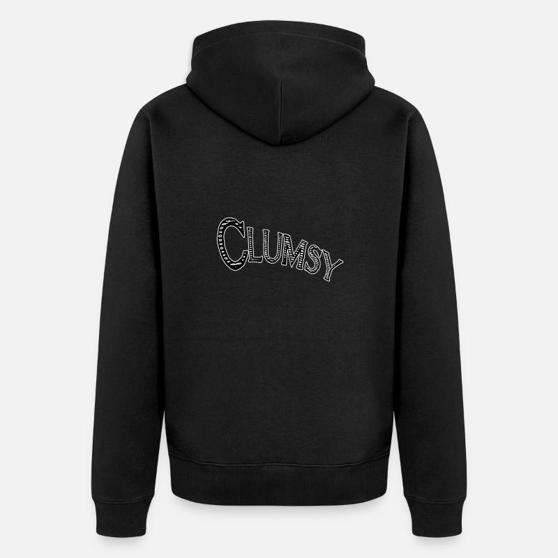 Maladroit - Veste à capuche bio Premium Unisexe - noir