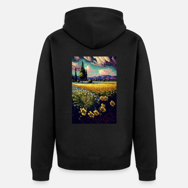 Blumenfeld - Veste à capuche bio Premium Unisexe - noir